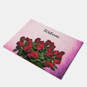 Bouquet van rode rozen deurmat (Schuin)
