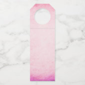 Bouquet van rode rozen flessenhanger (Achterkant)