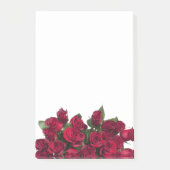 Bouquet van rode rozen post-it® notes (Voorkant)