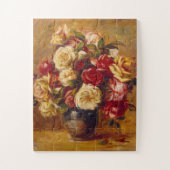 Bouquet van rozen, Auguste Renoir Legpuzzel (Verticaal)