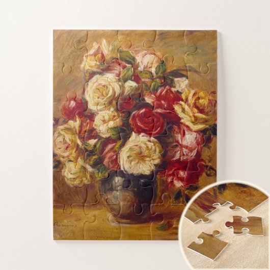 Bouquet van rozen, Auguste Renoir Legpuzzel