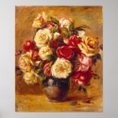 Bouquet van rozen, Auguste Renoir Poster (Voorkant)