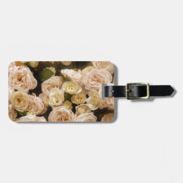 Bouquet van Rozen Bagagelabel