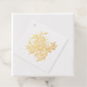 Bouquet van rozen bedankjes labels (Met doos)