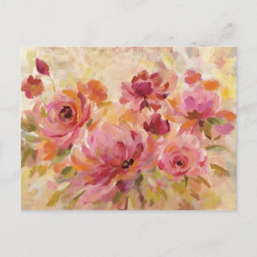 Bouquet van Rozen Briefkaart (Voorkant)