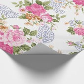 Bouquet van Rozen Cadeaupapier (Hoek)