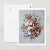 Bouquet van Rozen, Renoir Briefkaart (Voorkant / Achterkant)