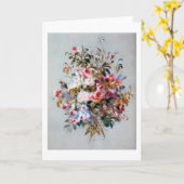 Bouquet van Rozen, Renoir Kaart (Gele Bloem)