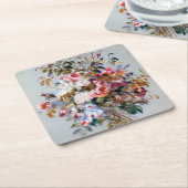 Bouquet van Rozen, Renoir Kartonnen Onderzetters (Schuin)