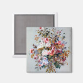 Bouquet van Rozen, Renoir Magneet (Voorkant / Achterkant)
