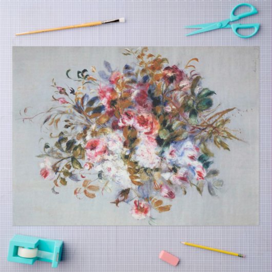 Bouquet van Rozen, Renoir Tissuepapier (Craft)
