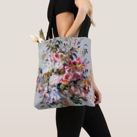 Bouquet van Rozen, Renoir Tote Bag (Dichtbij)