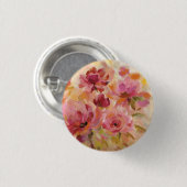 Bouquet van Rozen Ronde Button 3,2 Cm (Voorkant /achterkant)