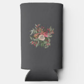 Bouquet van rozen seltzer blikjeskoeler (Achterkant)