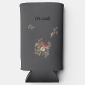 Bouquet van rozen seltzer blikjeskoeler (Voorkant)