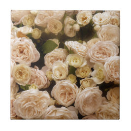 Bouquet van Rozen Tegeltje