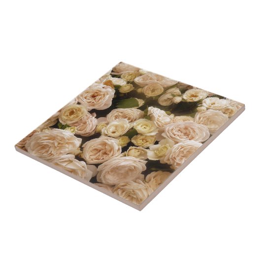 Bouquet van Rozen Tegeltje (Zijkant)