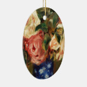 Bouquet van Rozen van Renoir Impressionist Paintin Keramisch Ornament (Rechts)