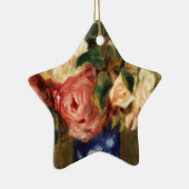 Bouquet van Rozen van Renoir Impressionist Paintin Keramisch Ornament (Rechts)