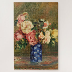 Bouquet van Rozen van Renoir Impressionist Paintin Legpuzzel