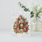 Bouquet van Skulls Briefkaart (Staand voorkant)