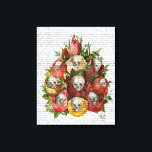 Bouquet van Skulls Canvas Afdruk<br><div class="desc">Mode en beeldmateriaal</div>