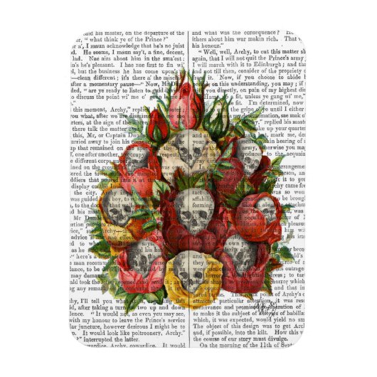 Bouquet van Skulls Magneet (Verticaal)