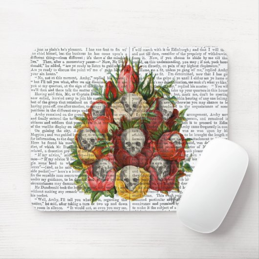 Bouquet van Skulls Muismat (Met muis)