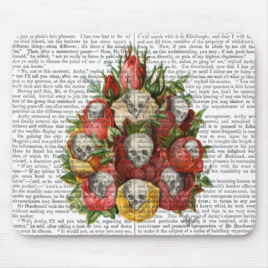 Bouquet van Skulls Muismat (Voorkant)