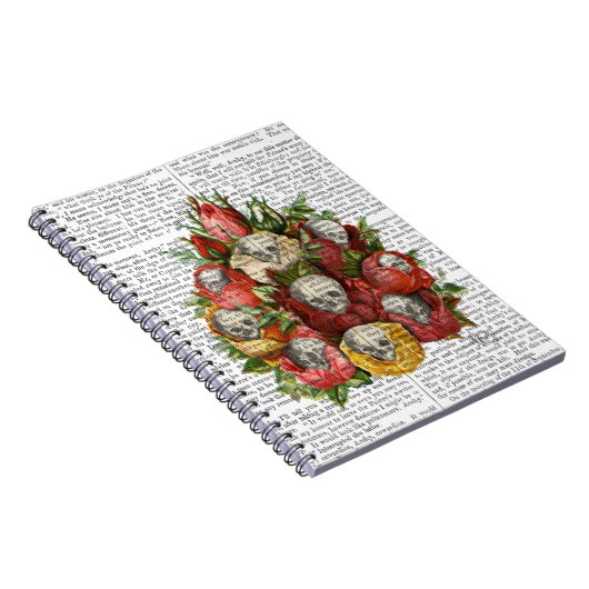 Bouquet van Skulls Notitieboek (Rechterzijde)