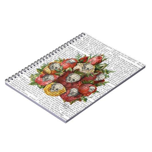 Bouquet van Skulls Notitieboek (Linkerzijde)