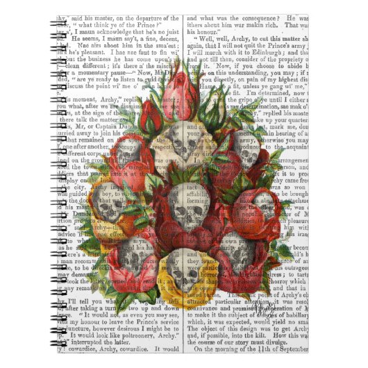 Bouquet van Skulls Notitieboek (Voorkant)