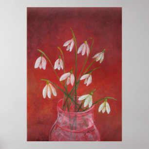 Bouquet van Snowdrops Poster