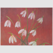 Bouquet van Snowdrops Tissuepapier (Voorkant)