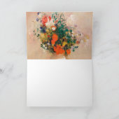 Bouquet van zonnebloemen door Monet Impressionist Kaart (Binnen)