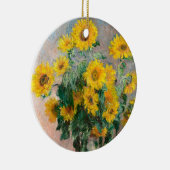Bouquet van zonnebloemen door Monet Impressionist Keramisch Ornament (Rechts)