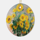 Bouquet van zonnebloemen door Monet Impressionist Keramisch Ornament (Links)