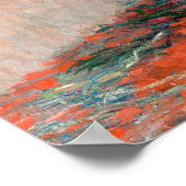 Bouquet van zonnebloemen door Monet Impressionist Poster (Hoek)