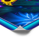 Bouquet van zonnebloemen poster (Hoek)