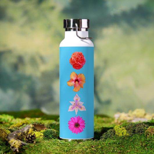 Bouquet Water Bottle Waterfles (Buiten (Gedraaid)  )