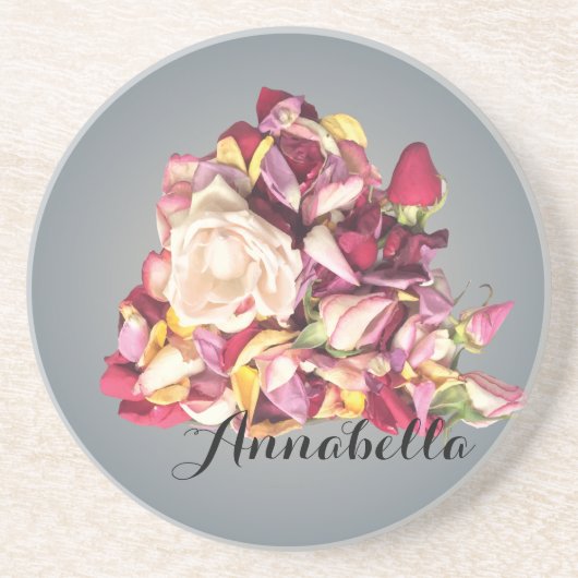 Bouquet Zandsteen Onderzetter (Voorkant)