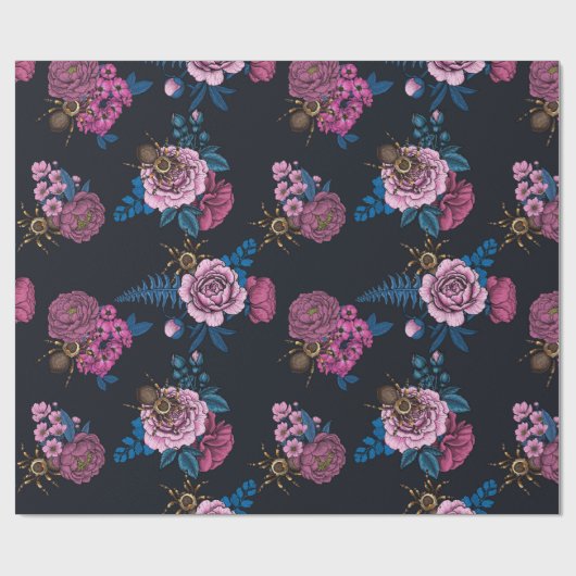 Bouquets en tarantula 2 cadeaupapier (Vlak)