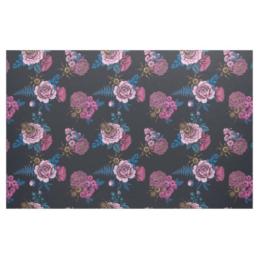 Bouquets en tarantula 2 stof (Fat Quarter)