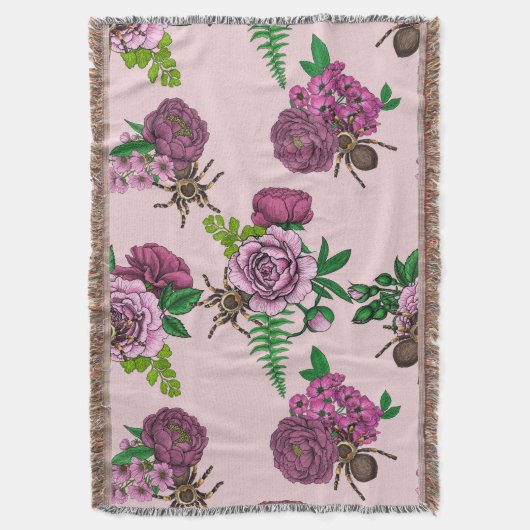 Bouquets en tarantula deken (Voorkant Verticaal)