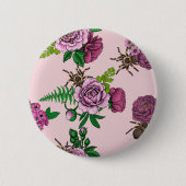 Bouquets en tarantula ronde button 5,7 cm (Voorkant)