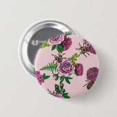 Bouquets en tarantula ronde button 5,7 cm (Voorkant /achterkant)