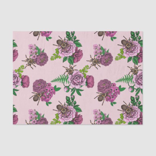 Bouquets en tarantula tissuepapier (Voorkant)