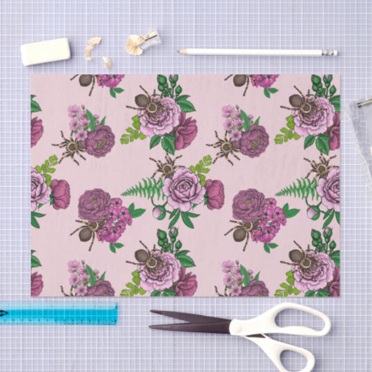 Bouquets en tarantula tissuepapier (Craft)