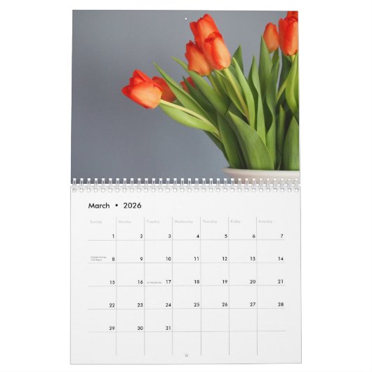 Bouquets for Days Floral Wall Calendar Kalender (Mar 2026)