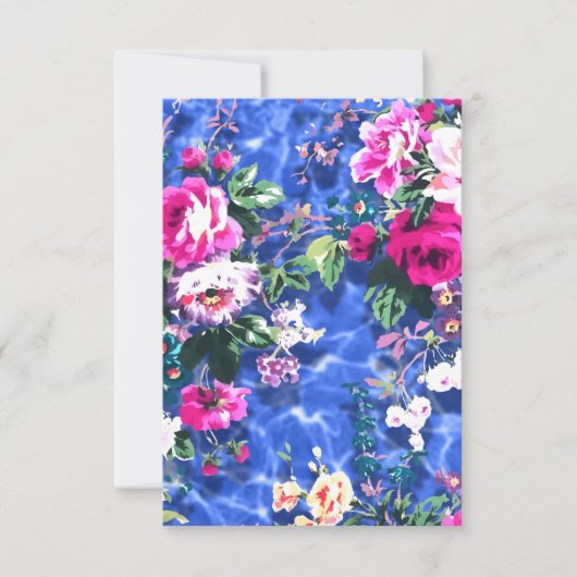 Bouquets met rozen bedankkaart (Voorkant)